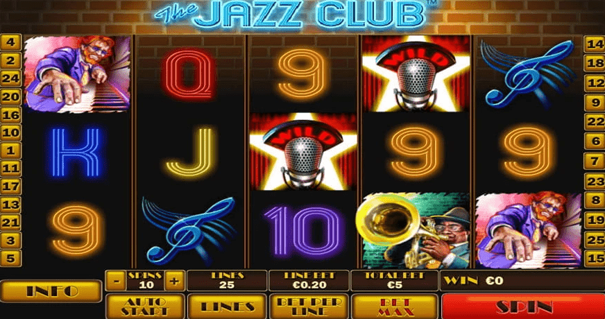 jazz club slot game